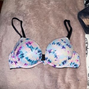 Pink push up bra